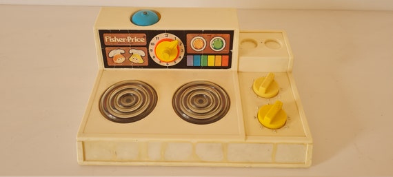 kwaadheid de vrije loop geven Geneeskunde Tweede leerjaar Vintage Retro Fisher Price 1978 Table Top Kitchen Hob Cooker - Etsy