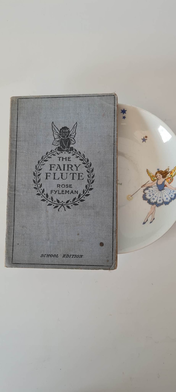 Antique HardBack Book Rose Fyleman 1922 The Fairy Flute Childrens Verse Vintage Poetry