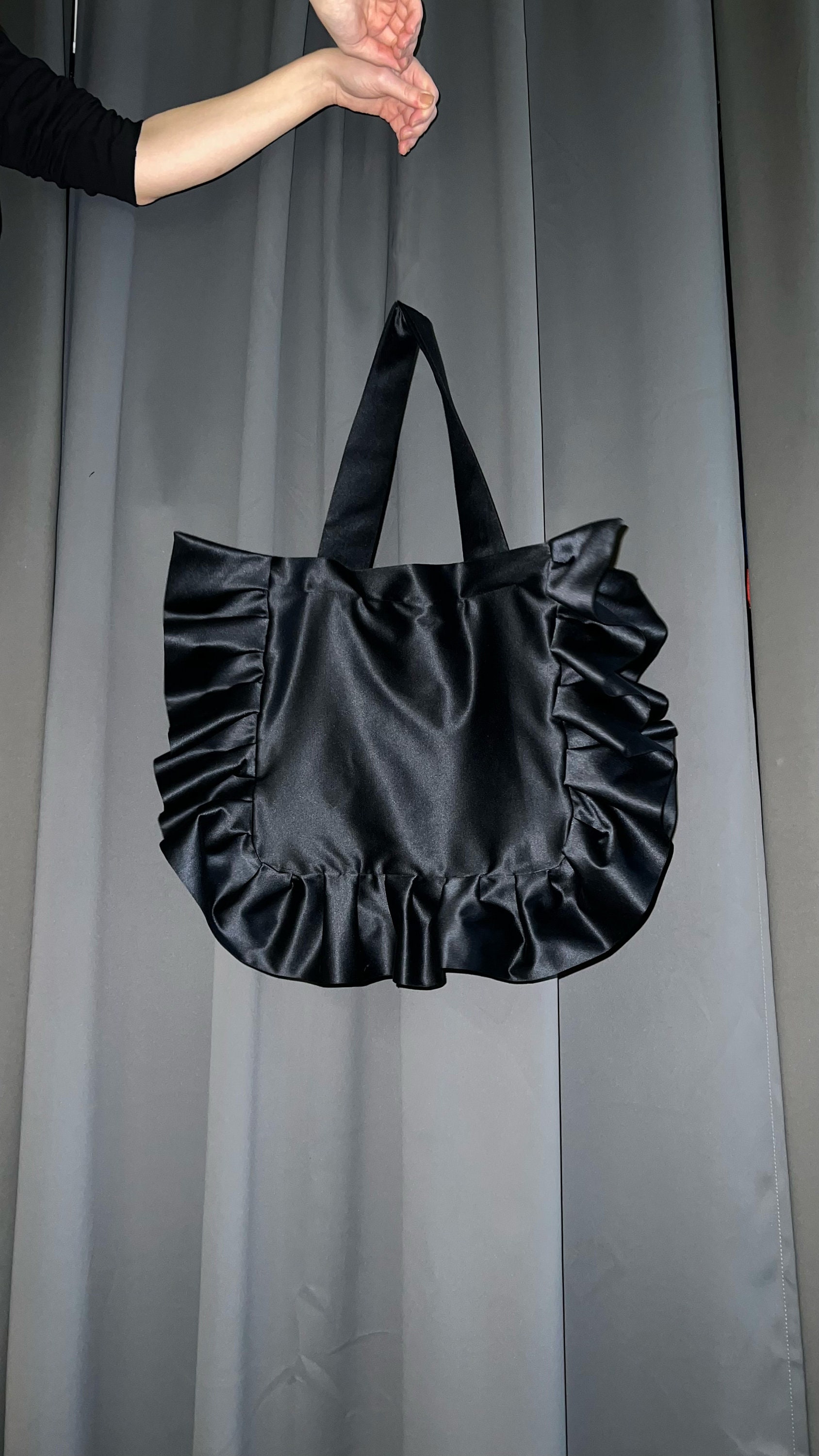【BBYB】25SS★ Noi Ruffle Large Shoulder Bag MUSINSA | BBYB Noy Ruffle Medium Shoulder Bag (Black)