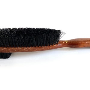 50s vintage Rooney double-sided clothes brush. British gentlemen grooming. 12.5&quot;