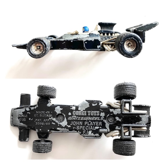 Vintage Corgi Toys Lotus JPS F1 Racing Car Model (1/36) - Etsy