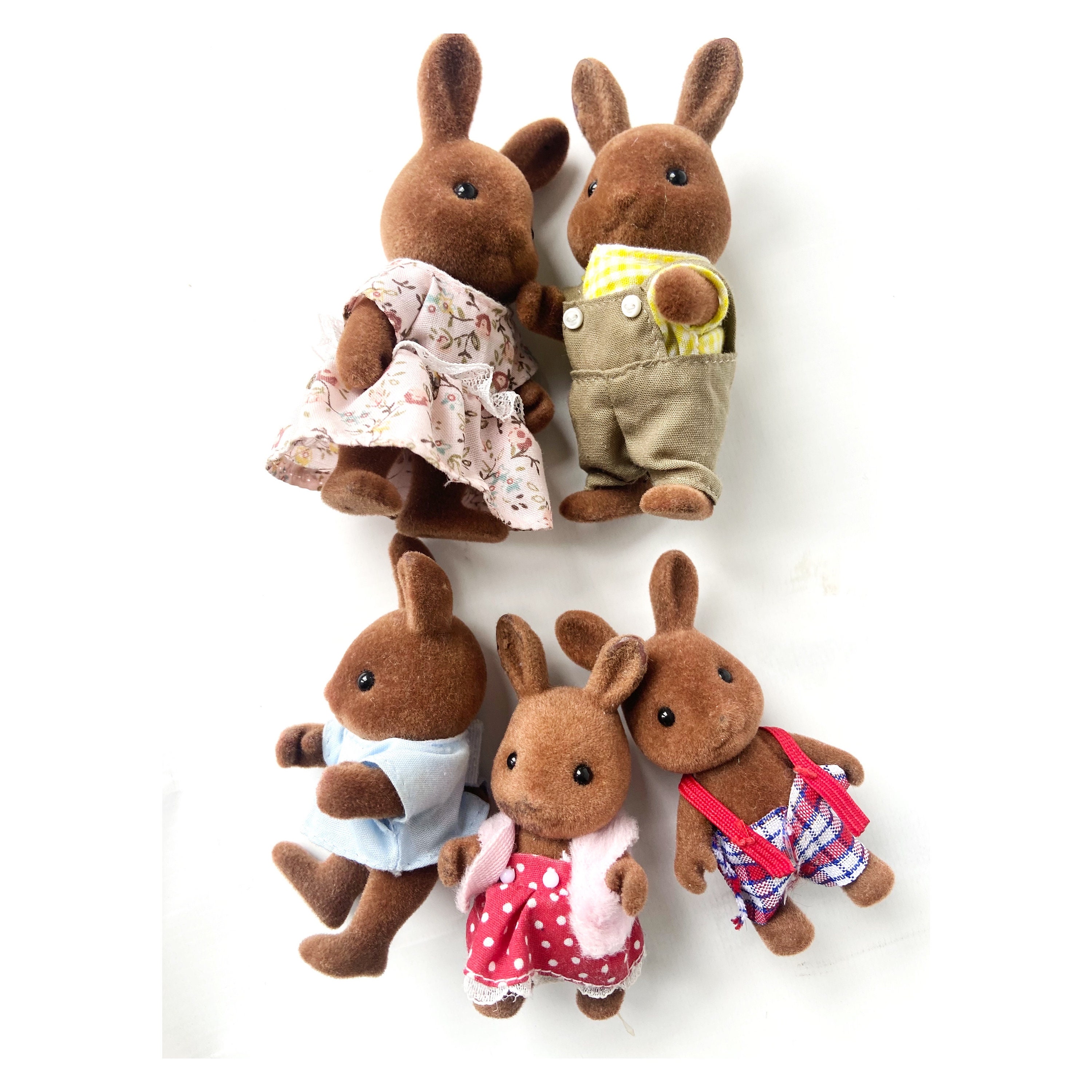 Original Sylvanian Families Figure Kawaii Mini Animal Series Set Chocolate  Rabbit Family Maple Cat Statue Children's Toys Gifts - AliExpress