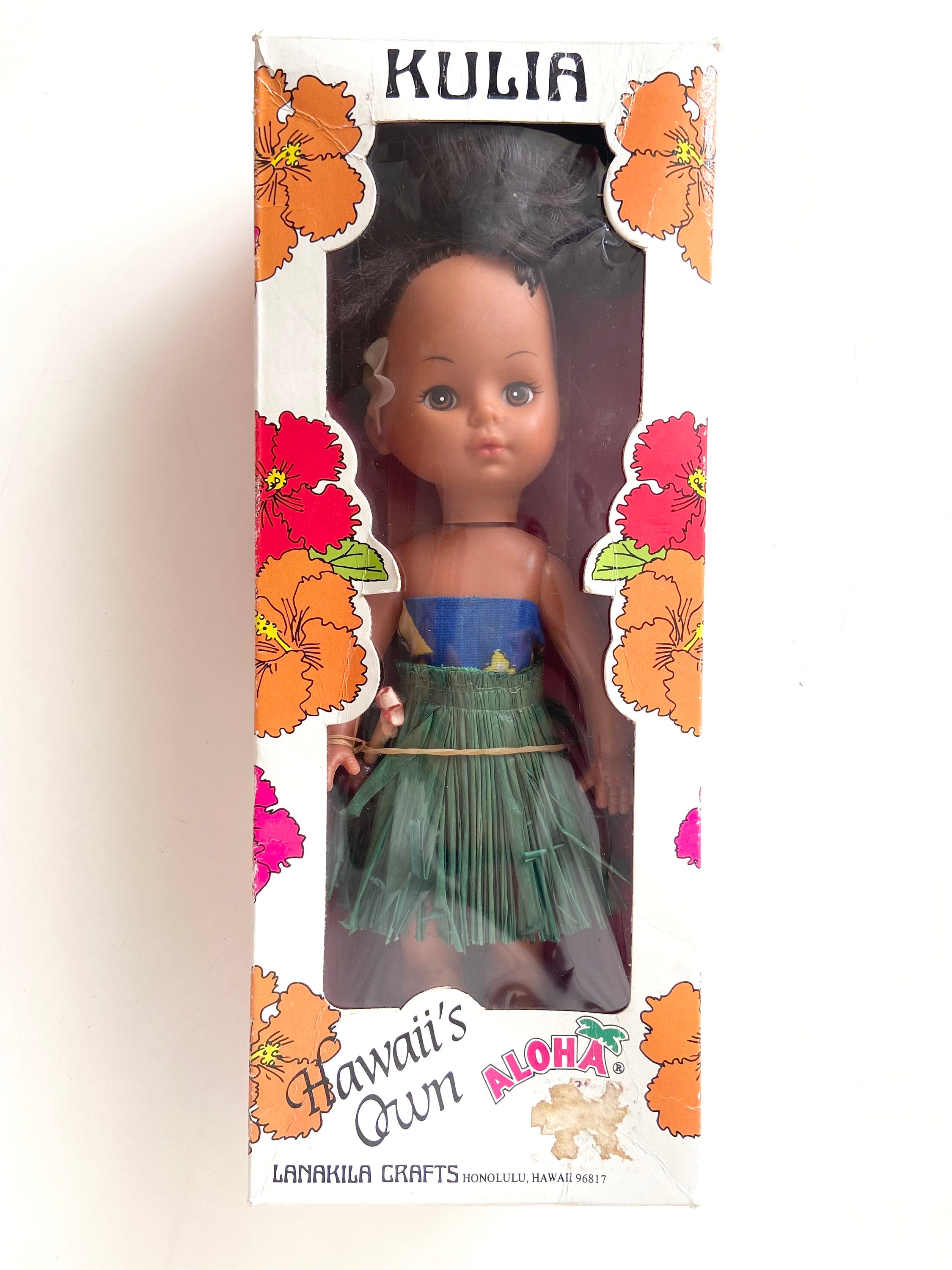 ヴィンテージハワイアンドール、Lanakila Crafts フラガール、11インチ