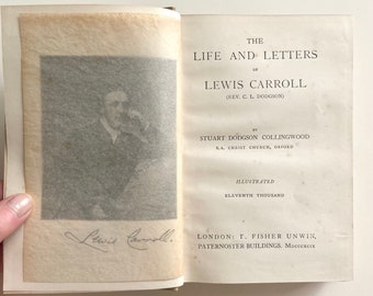 1899 Life and Letters of Lewis Carroll, geïllustreerd