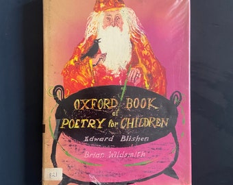1963 Oxford Book of Poetry for Children, Brian Wildsmith Illustrations
