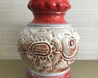 ヴィンテージ花瓶 Scheurich、陶器花瓶 No. 297-26、西ドイツ製