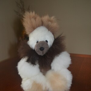 Brand New Handmade In Peru South America Soft Baby Alpaca Fur Bunny Rabbit #ETBUNNY45
