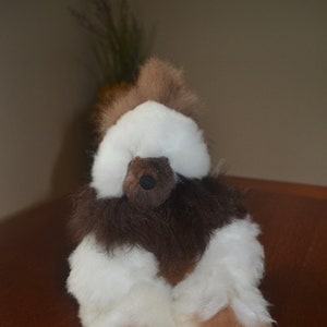 Brand New Handmade In Peru South America Soft Baby Alpaca Fur Bunny Rabbit #ETBUNNY36