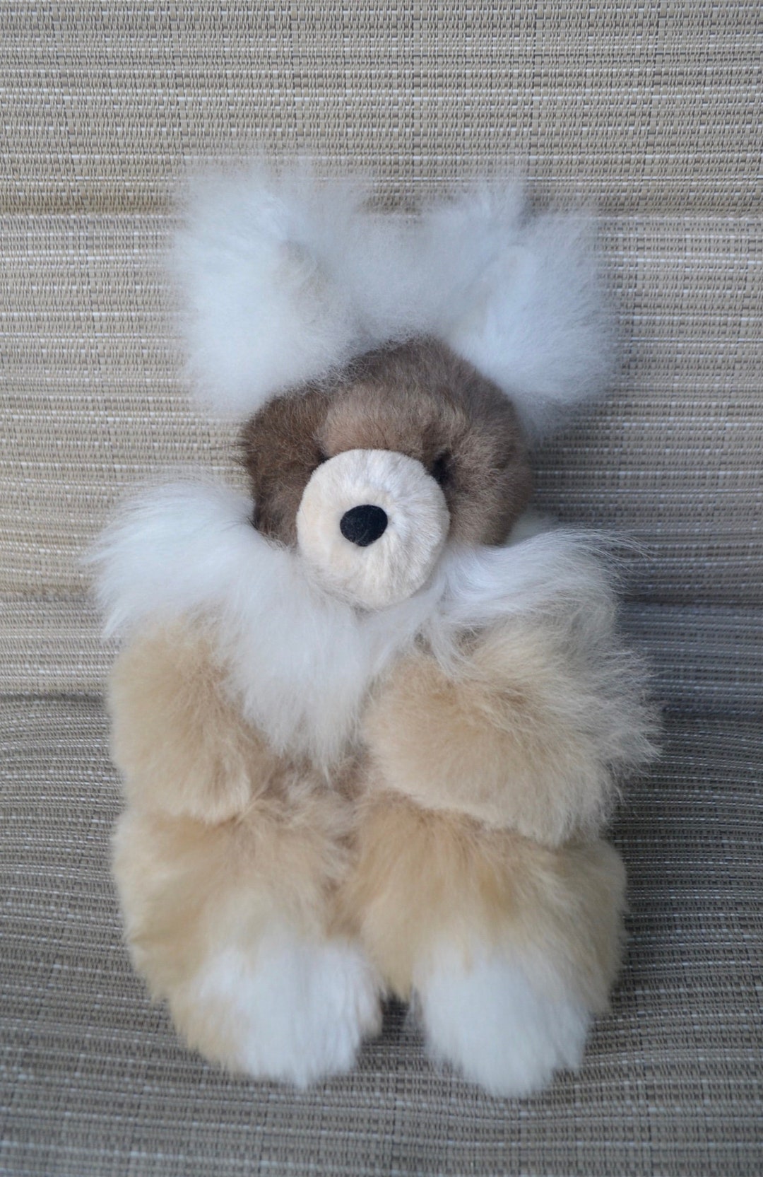 Brand New Handmade in Peru South America Soft Baby Alpaca Fur Bunny ...