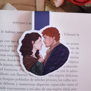 OUTLANDER - Jamie and Claire Fraser Inspired magnetic bookmark