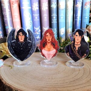 CRESCENT CITY characters ~Bryce-Hunt-Ruhn~ Inspired Acrylic Mini Standee Licensed
