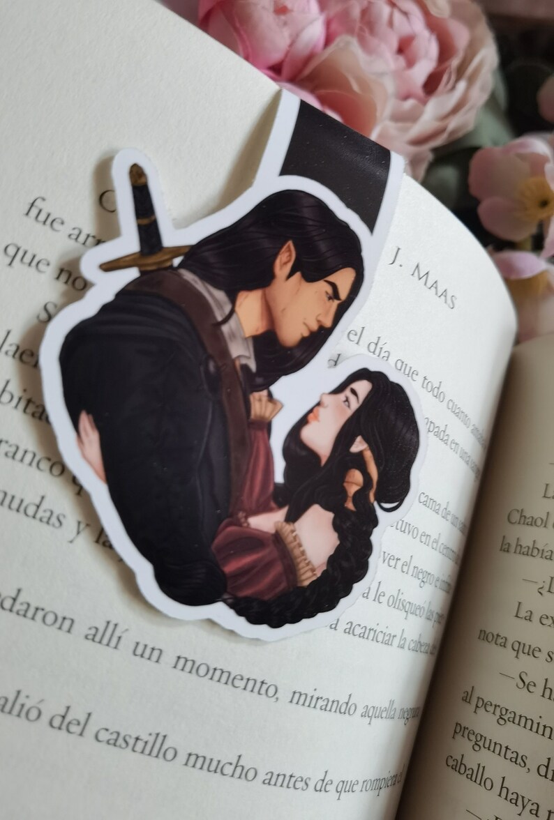 ELORCAN Lorcan and Elide Throne of Glass Licensed magnetic bookmark image 5