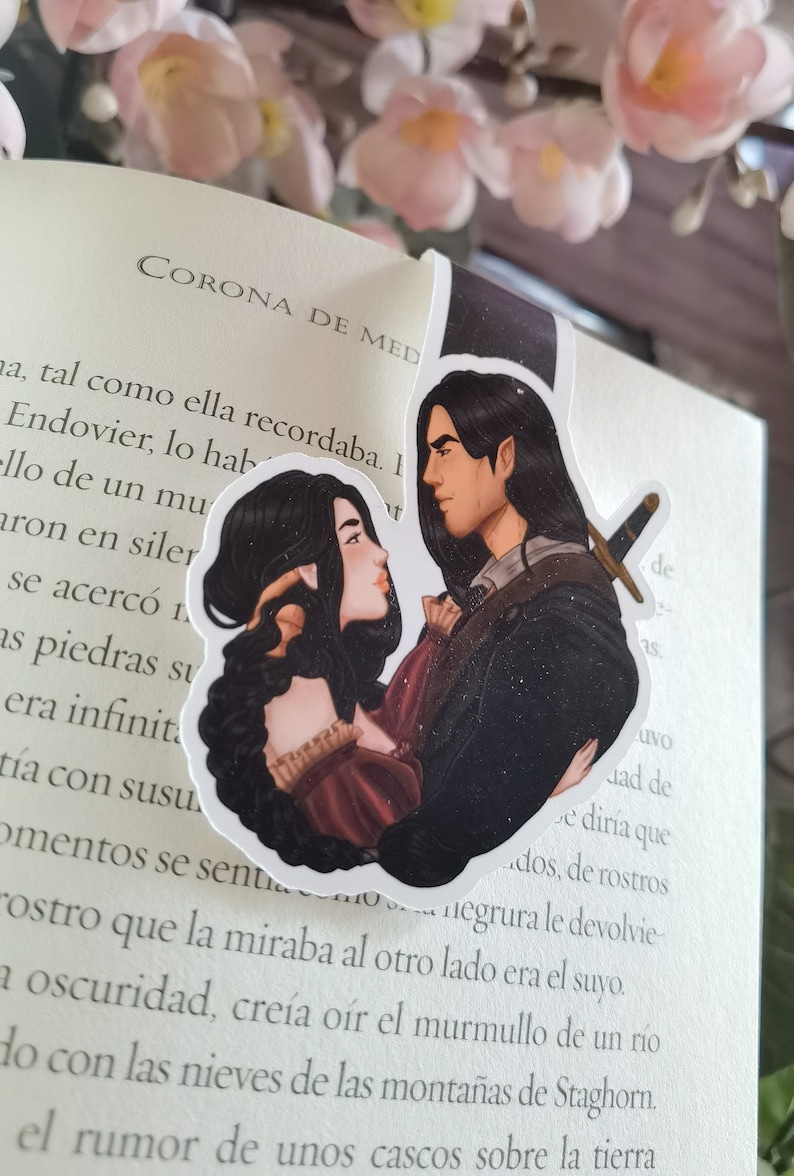 ELORCAN Lorcan and Elide Throne of Glass Licensed magnetic bookmark image 6