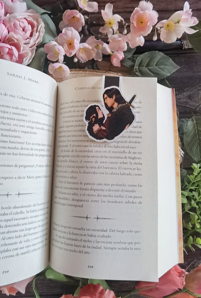 ELORCAN Lorcan and Elide Throne of Glass Licensed magnetic bookmark image 4