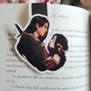 ELORCAN Lorcan and Elide Throne of Glass Licensed magnetic bookmark image 3