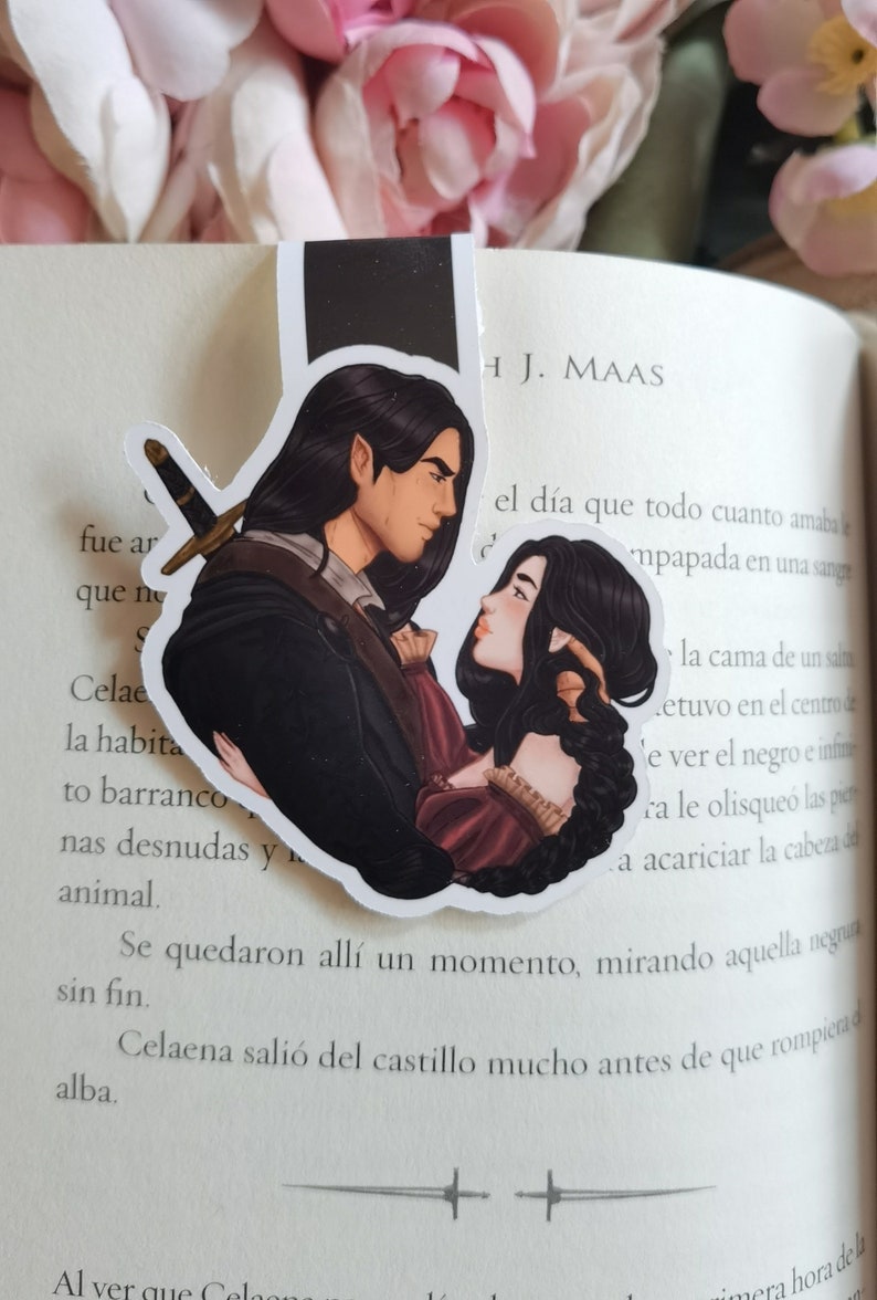 ELORCAN Lorcan and Elide Throne of Glass Licensed magnetic bookmark image 3