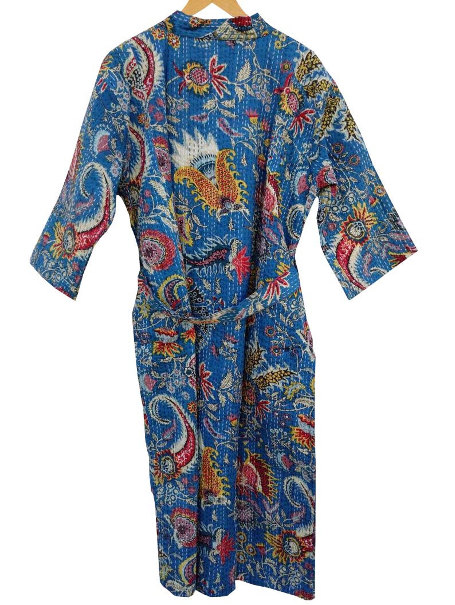 DTH Cotton Robes Embroidery Robes Cotton handmade Robes Etsy