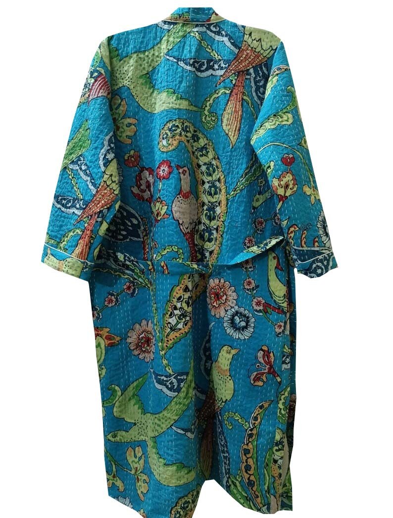 DTH Cotton Robes Embroidery Robes Cotton Handmade Robes Etsy UK