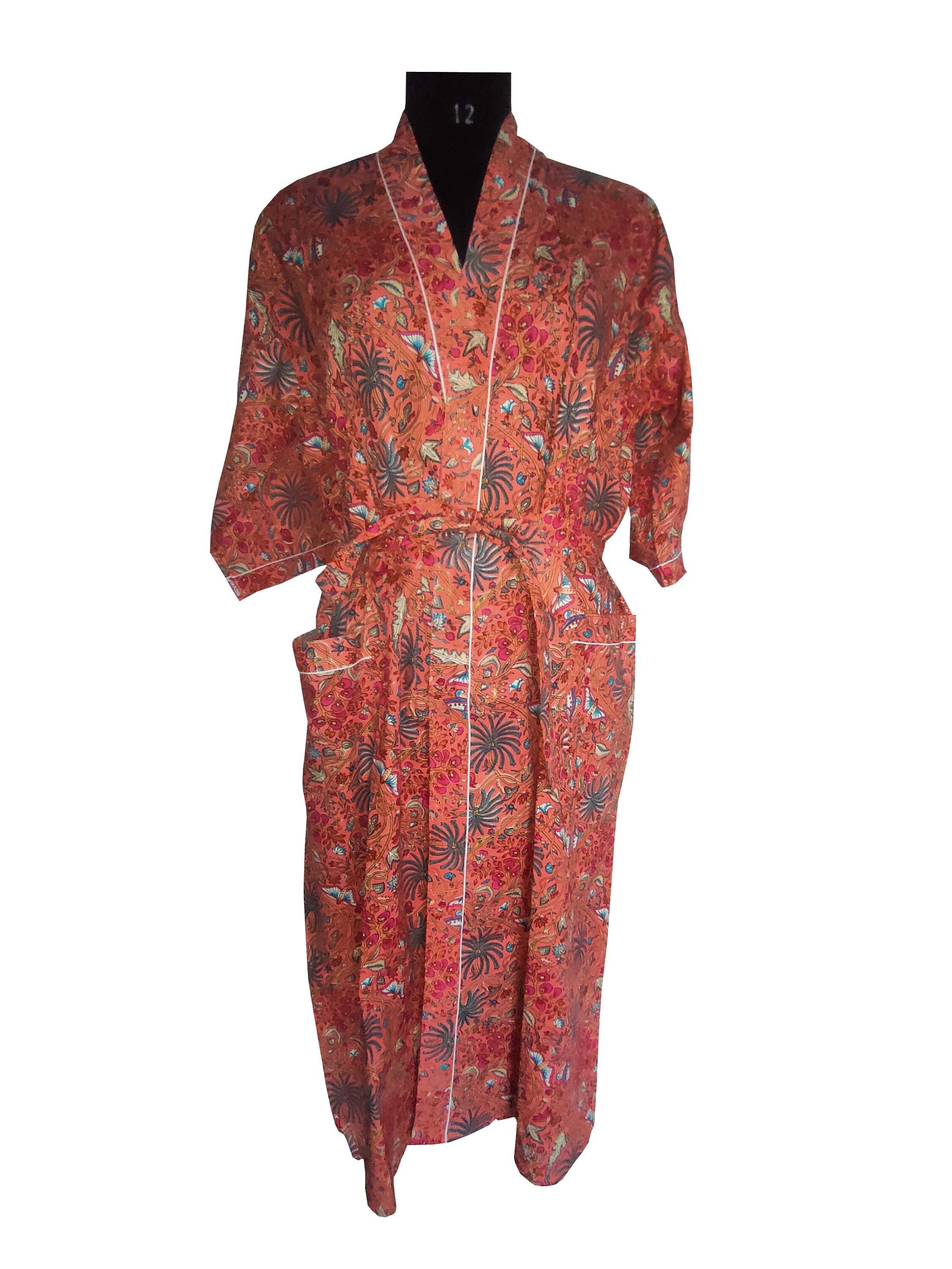 EXPRESS DELIVERY Cotton kimono Robes Floral print Kimono Etsy