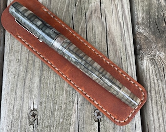 Leather Fountain Pen Sleeve Template