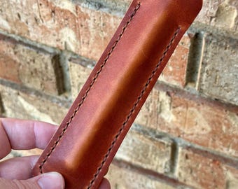 Single Pen Sleeve - Horween Dublin Leather