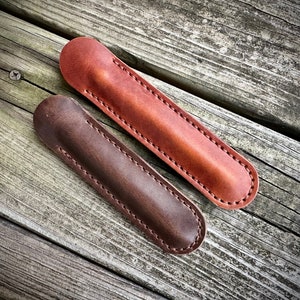 Horween Dublin Pen Sleeve for Tactile Turn Ballpoint and other Ball Point Pens