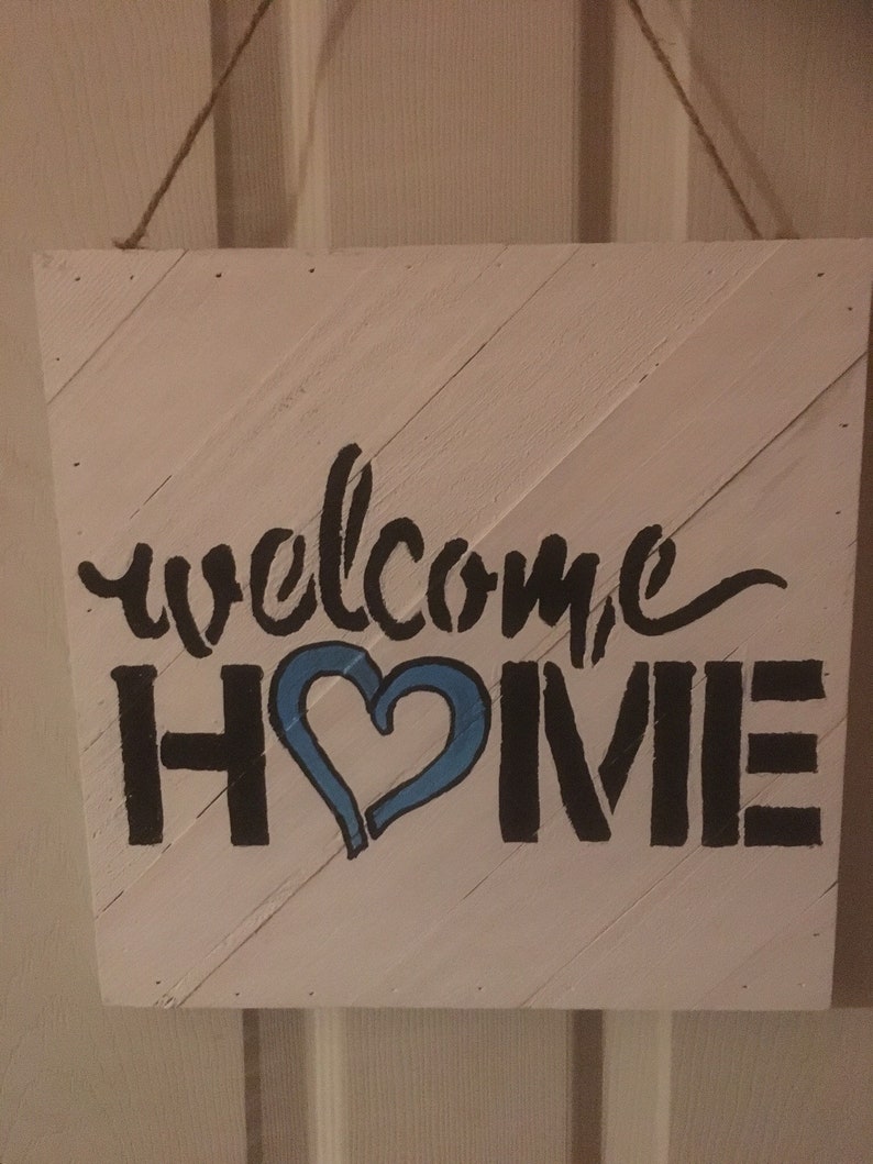 Welcome Home Signs Country Wall Decor Gifts Etsy