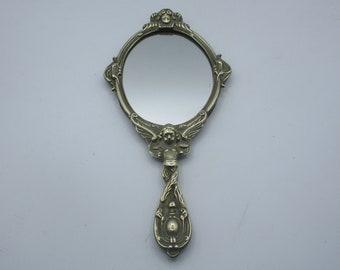 miroir à main bronze