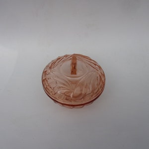 bonbonnière verre rosé bild 4