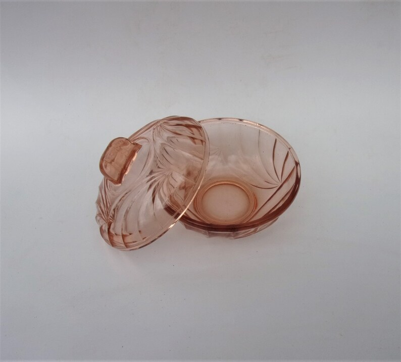 bonbonnière verre rosé bild 2