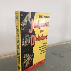 Judgment on Deltchev by Eric Ambler First Pocket Book Edition ©1952 image 1