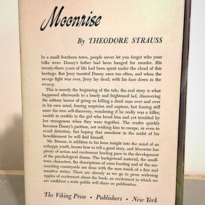 Wschód księżyca autorstwa Theodore’a (Teda) Straussa | Pierwsze wydanie | ©1946 zdjęcie 2