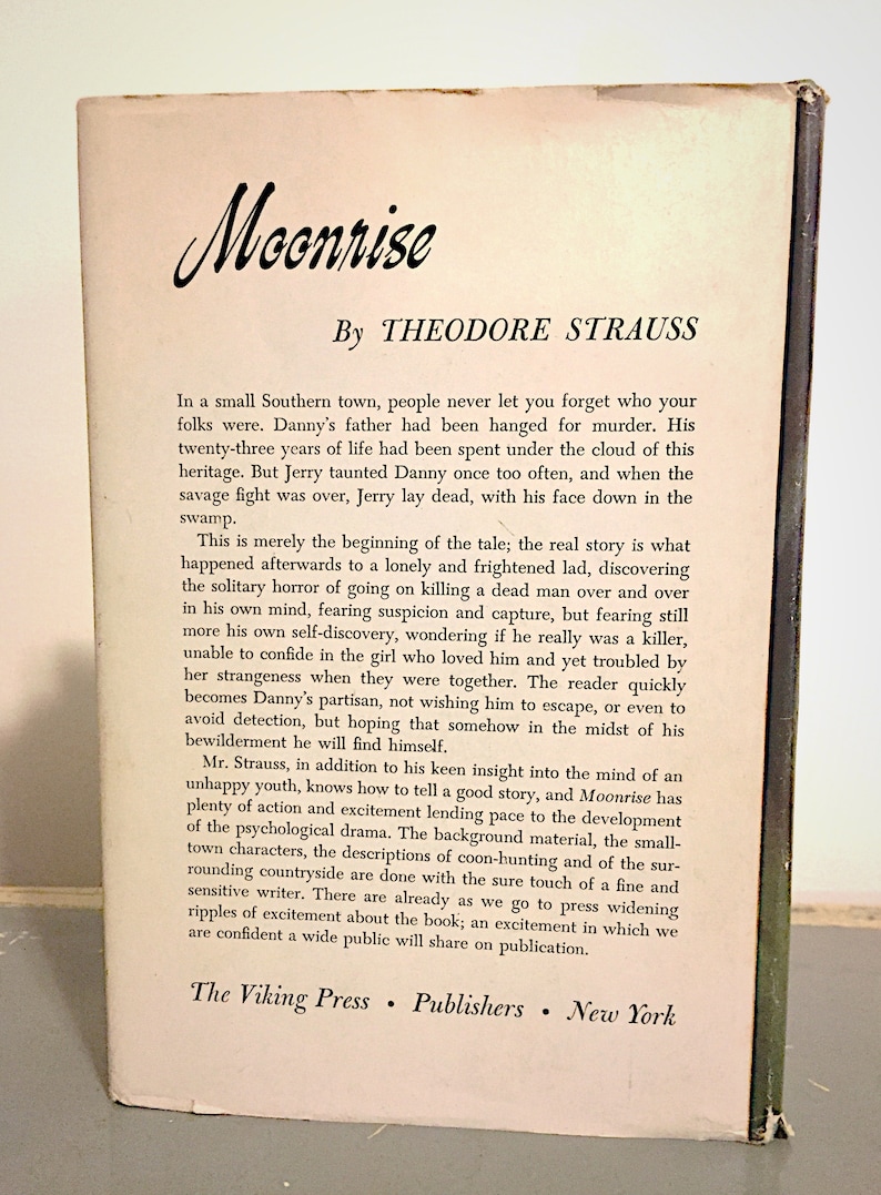 Wschód księżyca autorstwa Theodore’a (Teda) Straussa | Pierwsze wydanie | ©1946 zdjęcie 2