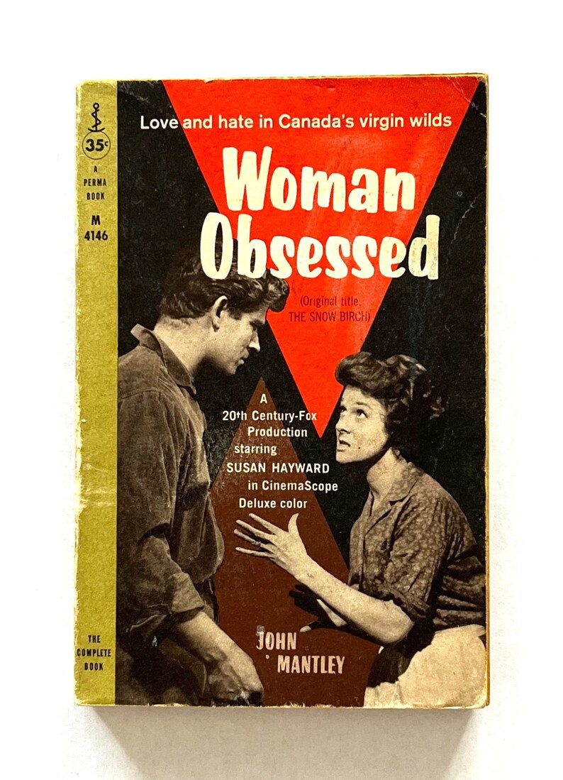 Woman Obsessed by John Mantley | First Permabook Edition, First Printing | ©1958 image 2