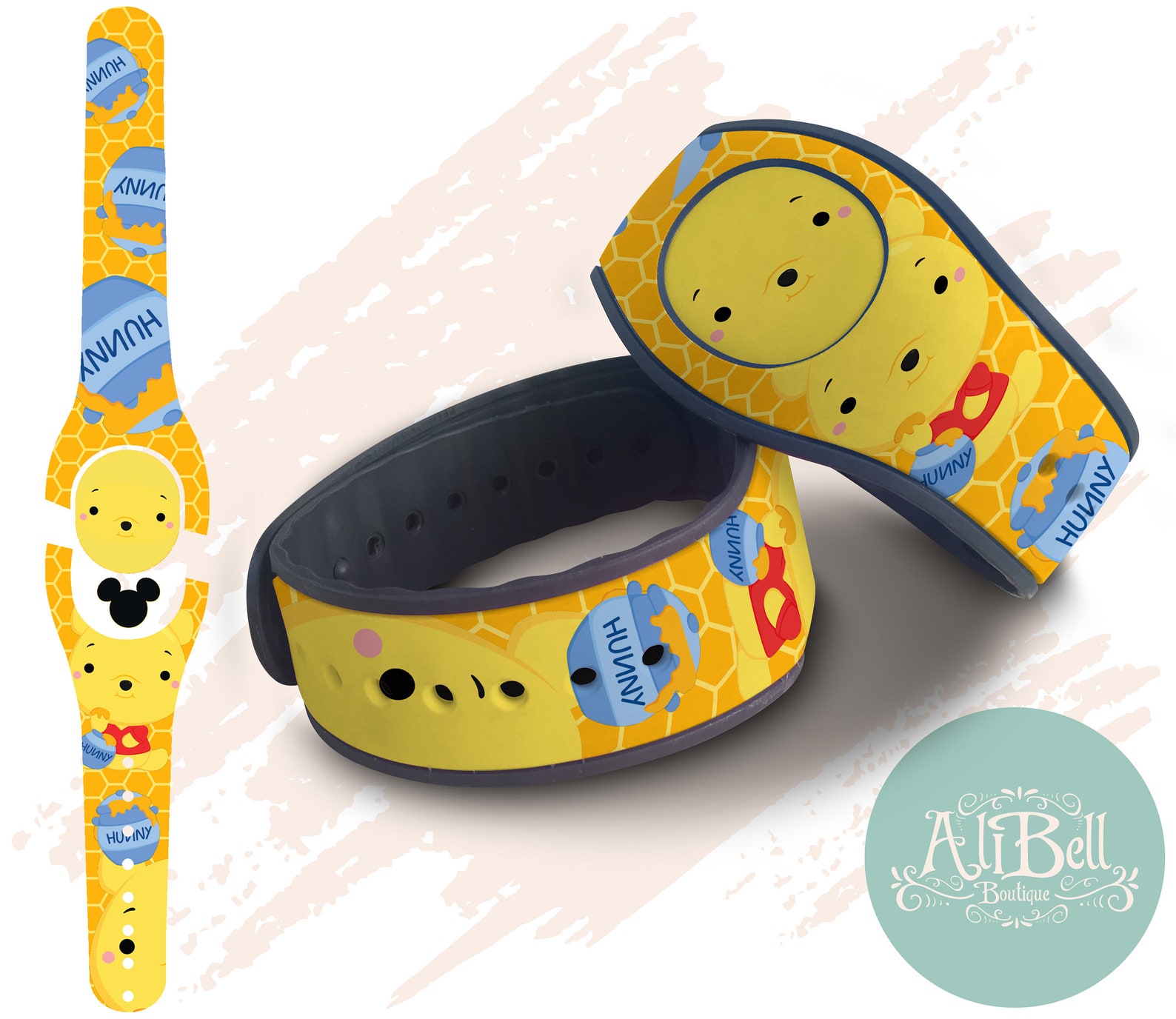Winnie the Pooh Magic Band 2.0 Skins Magic Band Skins for Etsy