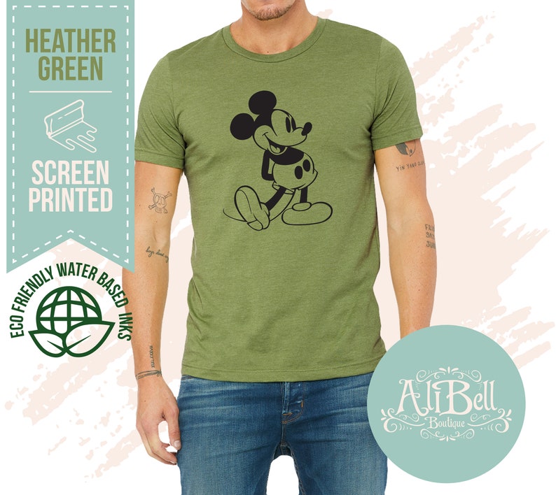 Mickey Mouse Shirt  Disney World Mickey Shirts   Vintage image 0