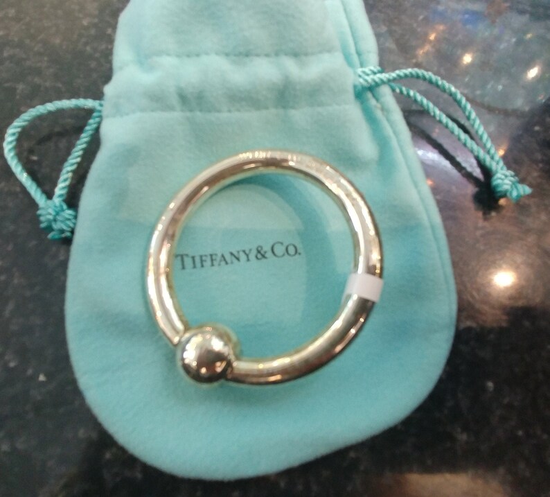 silver teething ring