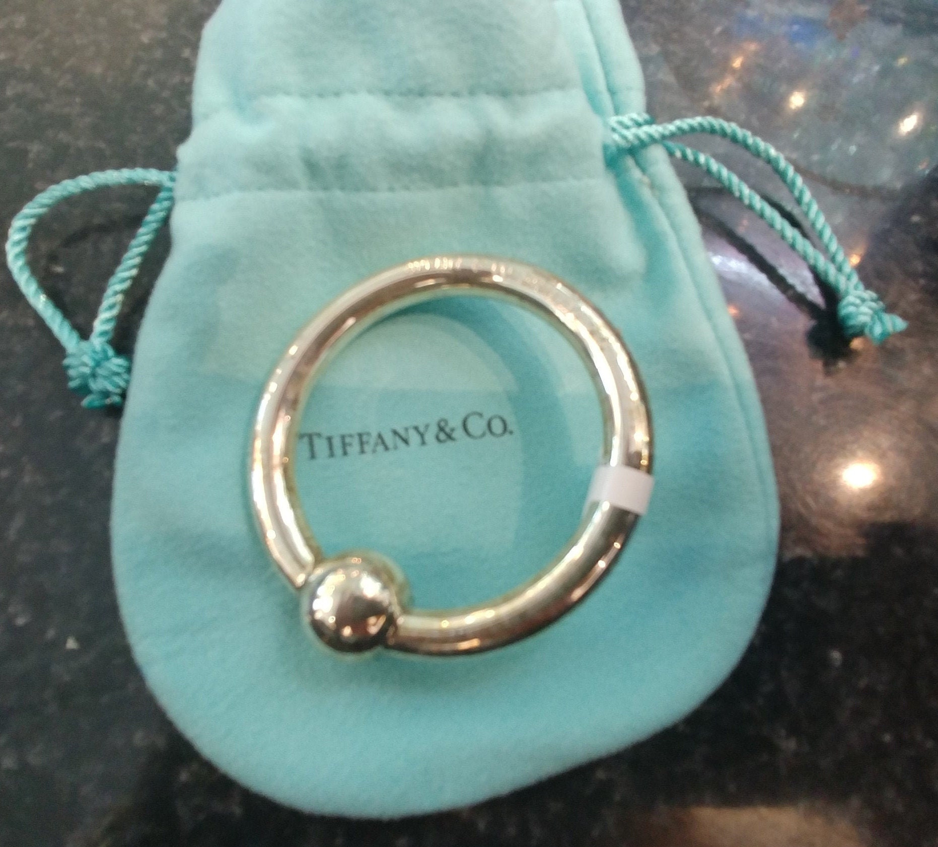 tiffany teething ring