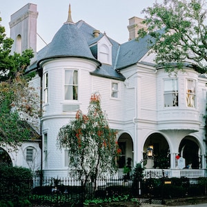 Two Meeting Street Inn in Charleston, South Carolina | Charleston Travel Print | Rainbow Row Travel Print | The Battery Charleston, SC Print