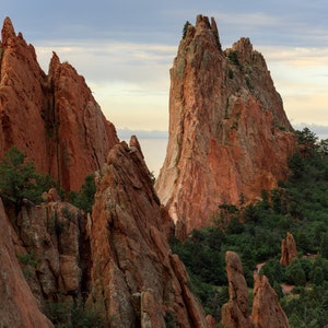 Vertical Photographic Print of Cathedral Valley in Garden of the Gods | Colorado Landscape Print | Colorado Travel Print | Colorado Springs
