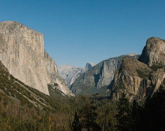 Tunnel View | Yosemite Valley | El Capitan | Half Dome | Yosemite National Park | California Travel | Yosemite Valley Tunnel View | Blue Sky