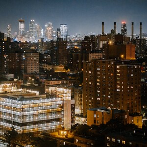 New York City Skyline bei Nacht | NYC Skyline Lichter | NYC Wandkunst | NYC Skyline Wandkunst | New York City Nachtansichten | New York