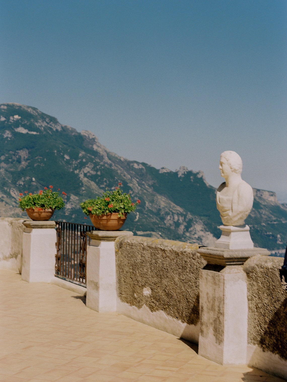 Film Photo Print Villa Cimbrone Terrace of Infinity Ravello Amalfi ...