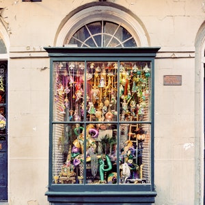Mardi Gras Souvenir Store | New Orleans Life Photos | Travel Photography Film Prints | Louisiana | NOLA | French Quarter | Mardi Gras Masks