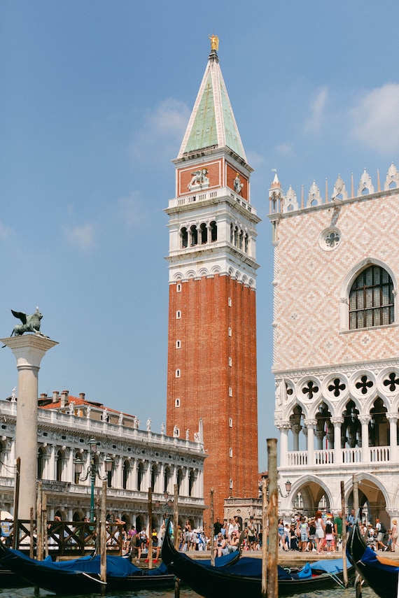 Vertical Photo of Campanile Di San Marco San Marco Square Print