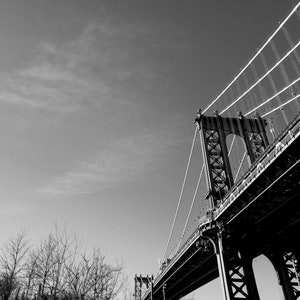 Black + White Photographic Print of the Manhattan Bridge | Manhattan Bridge Print | Black + White NYC Print | New York City Photograph Print