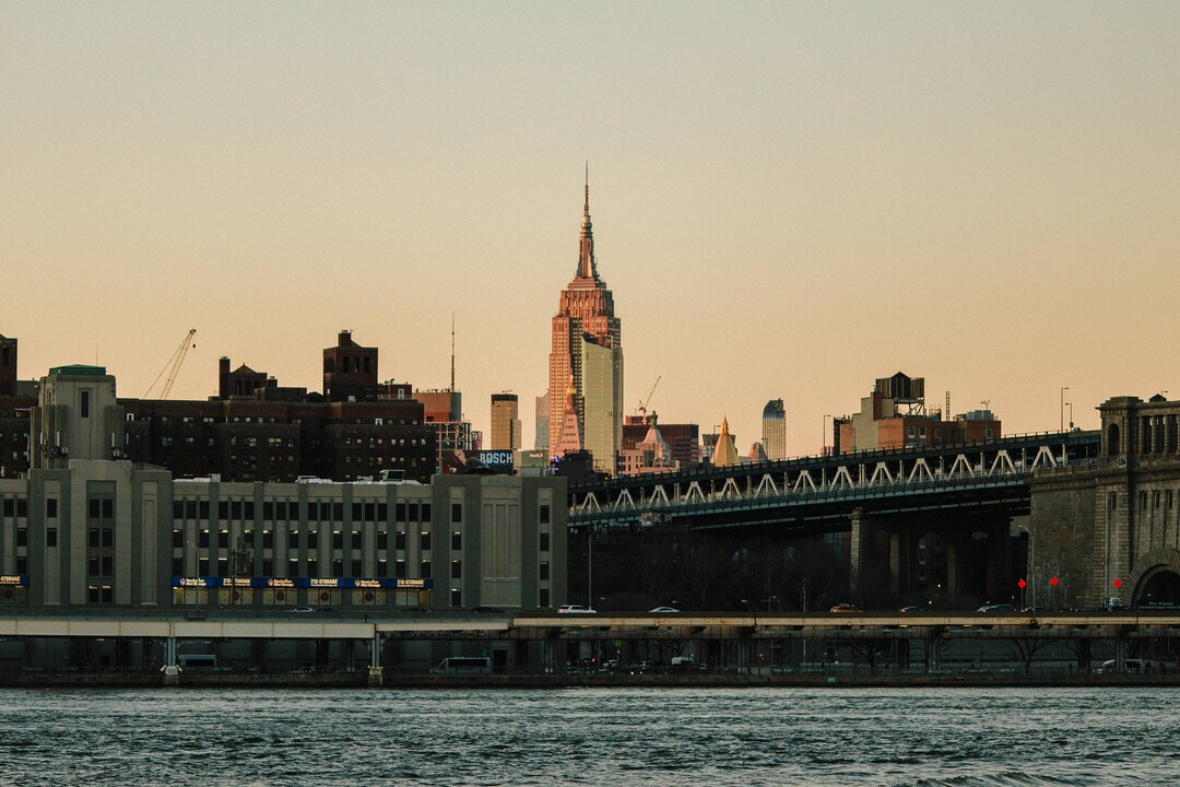 Empire State Building at Sunset | New York Skyline at Sunset | NYC ...