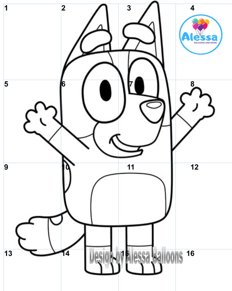 GIANT Bluey Pattern 3ft Jumbo Templates Print and Cut Out. Etsy GIANT Bluey Pattern 3ft Jumbo Templates Print and Cut Out. Etsy