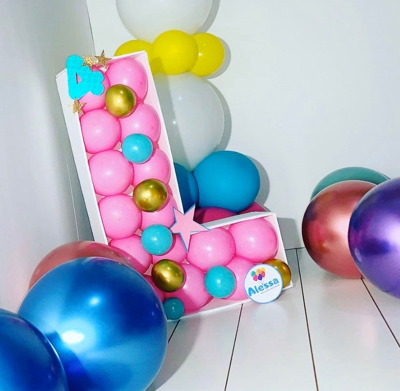 giant letter paterns for balloon mosaico o pi\u00f1atas 43\u201dx35\u201d giant balloon mosaico letter U.DIY Giant letter balloon mosaico letter U