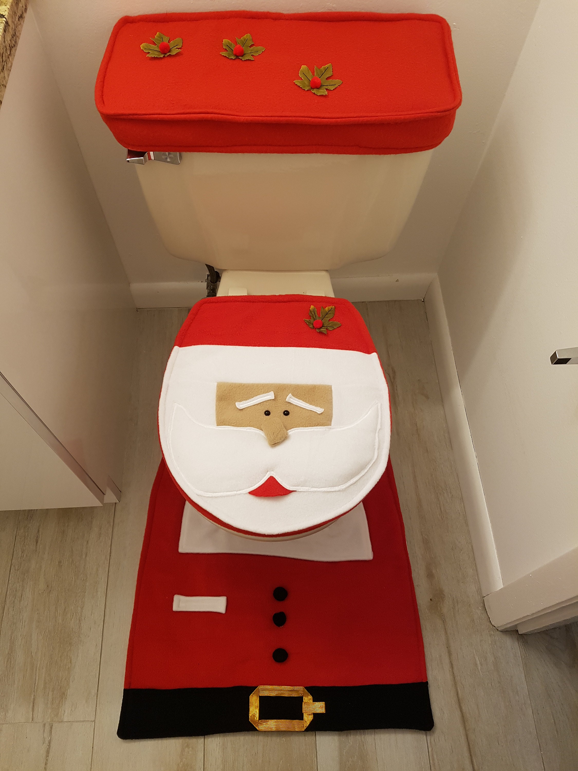 Xmas toilet seat cover sale